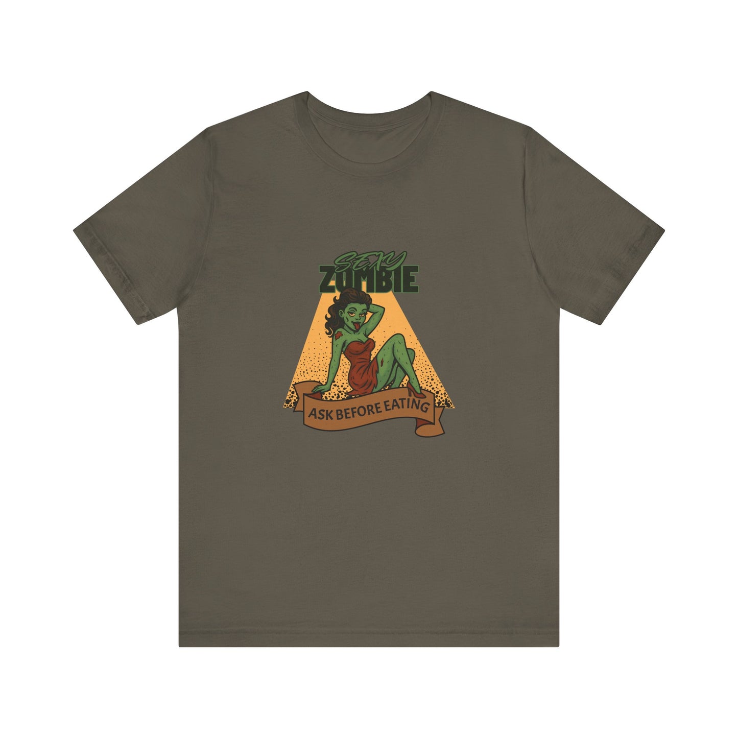 Sexy Zombie Ask Before Eating - Unisex T-Shirt
