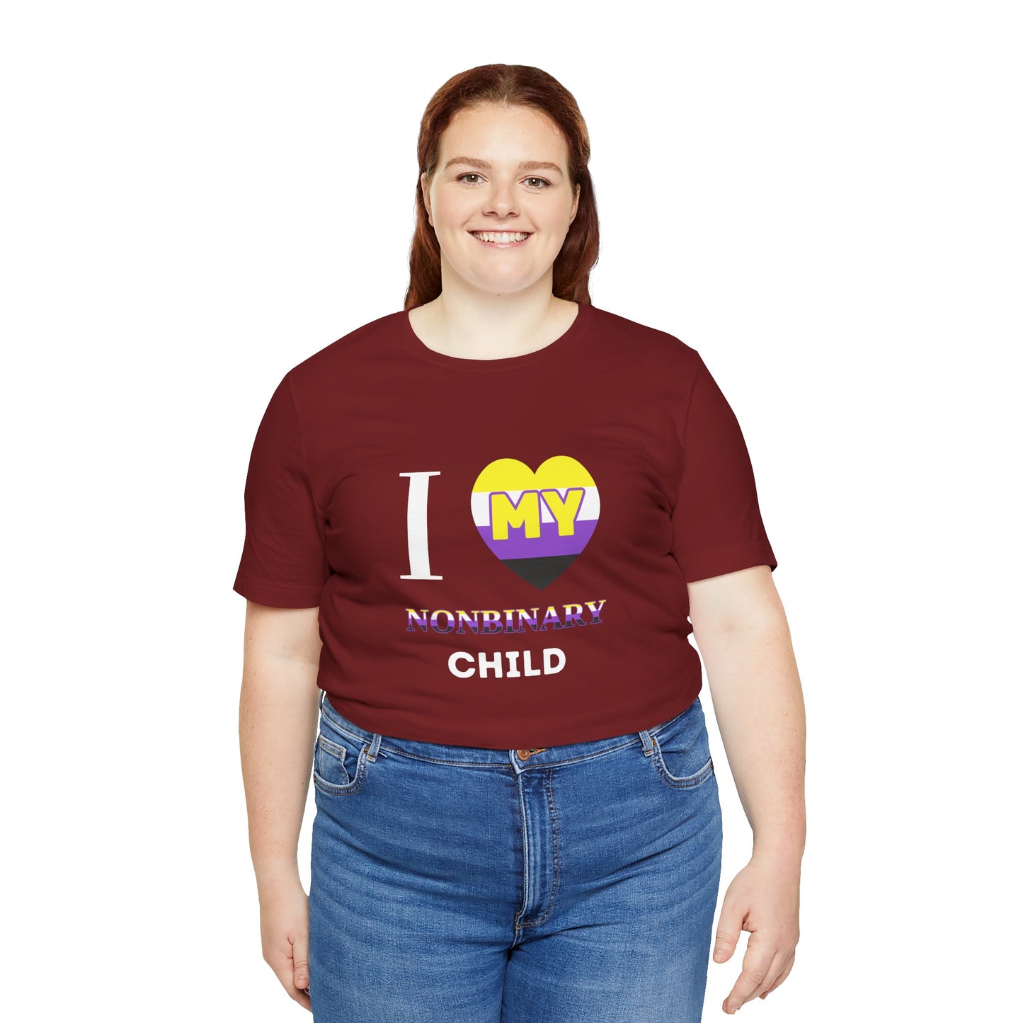 I Heart my Nonbinary Child - Unisex T-Shirt