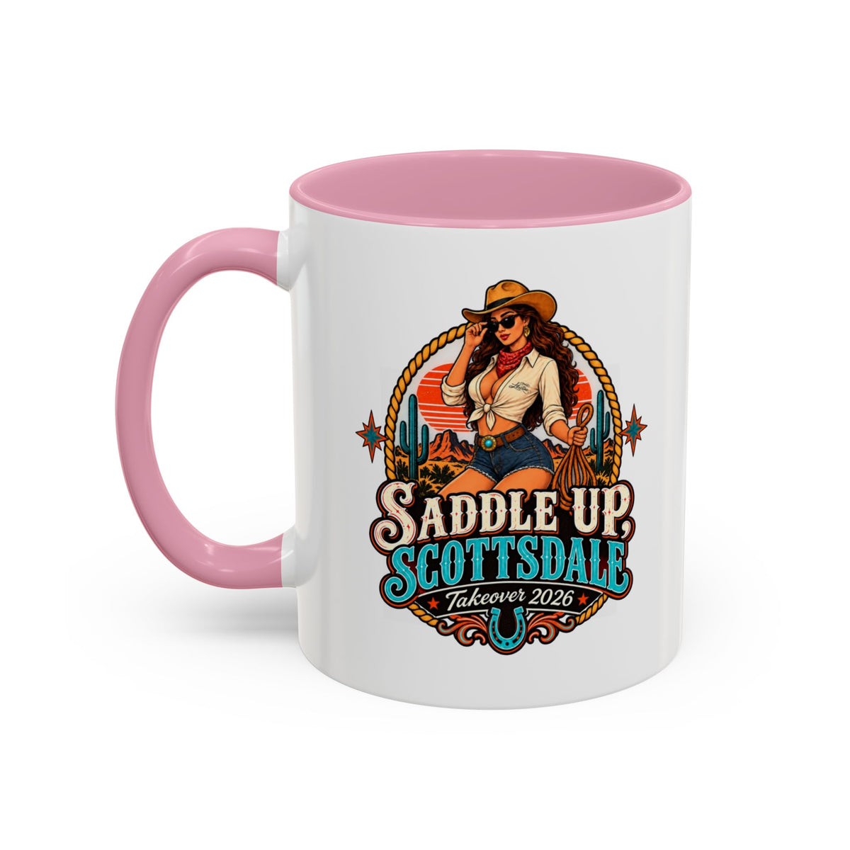 Saddle Up Scottsdale - Colorful Ceramic Mug