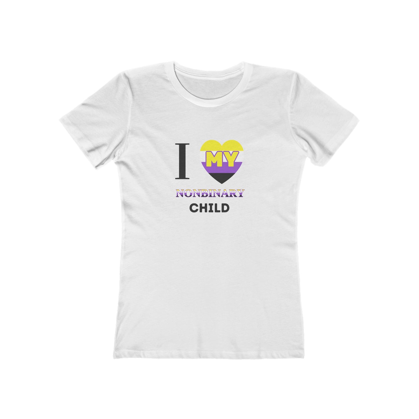 I Heart my NonBinary Child - Women's T-shirt