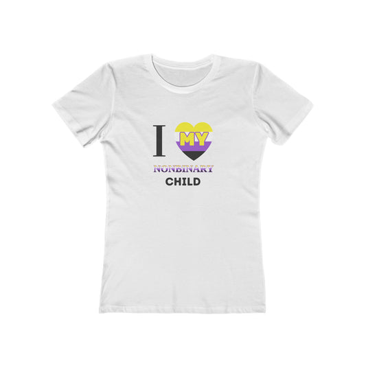 I Heart my NonBinary Child - Women's T-shirt