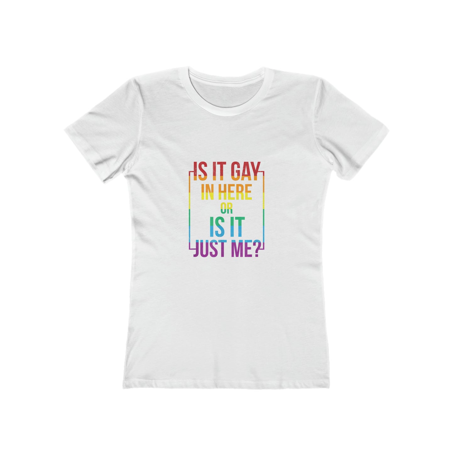 Is It Gay In Here Or Is It Just Me - Women's T-shirt