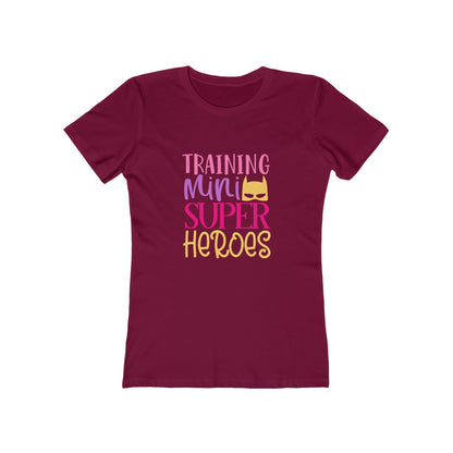 Training Mini Superheroes - Women's T-shirt