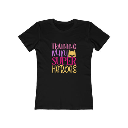 Training Mini Superheroes - Women's T-shirt