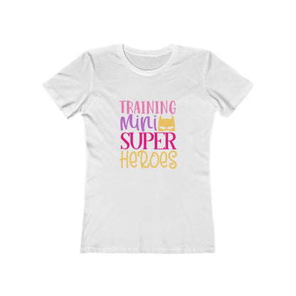 Training Mini Superheroes - Women's T-shirt