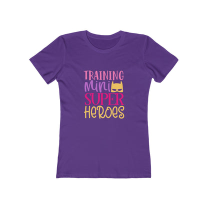 Training Mini Superheroes - Women's T-shirt
