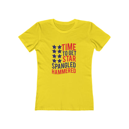 Time To Get Star Spangled Hammered - Women's T-shirt