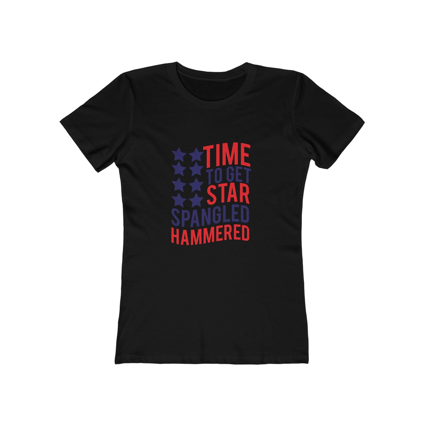 Time To Get Star Spangled Hammered - Women's T-shirt