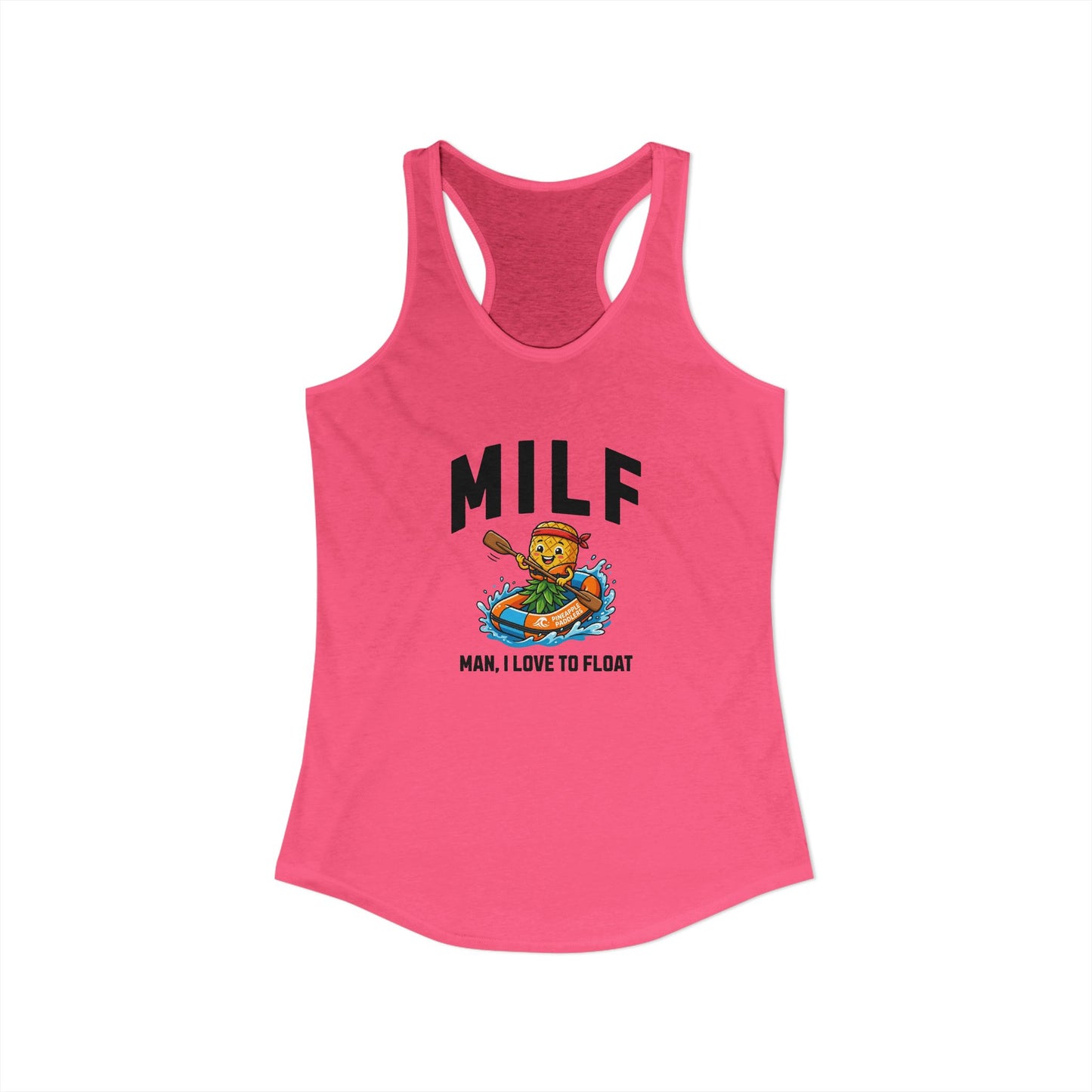 MILF - Man I Love to Float - Women's Racerback Tank