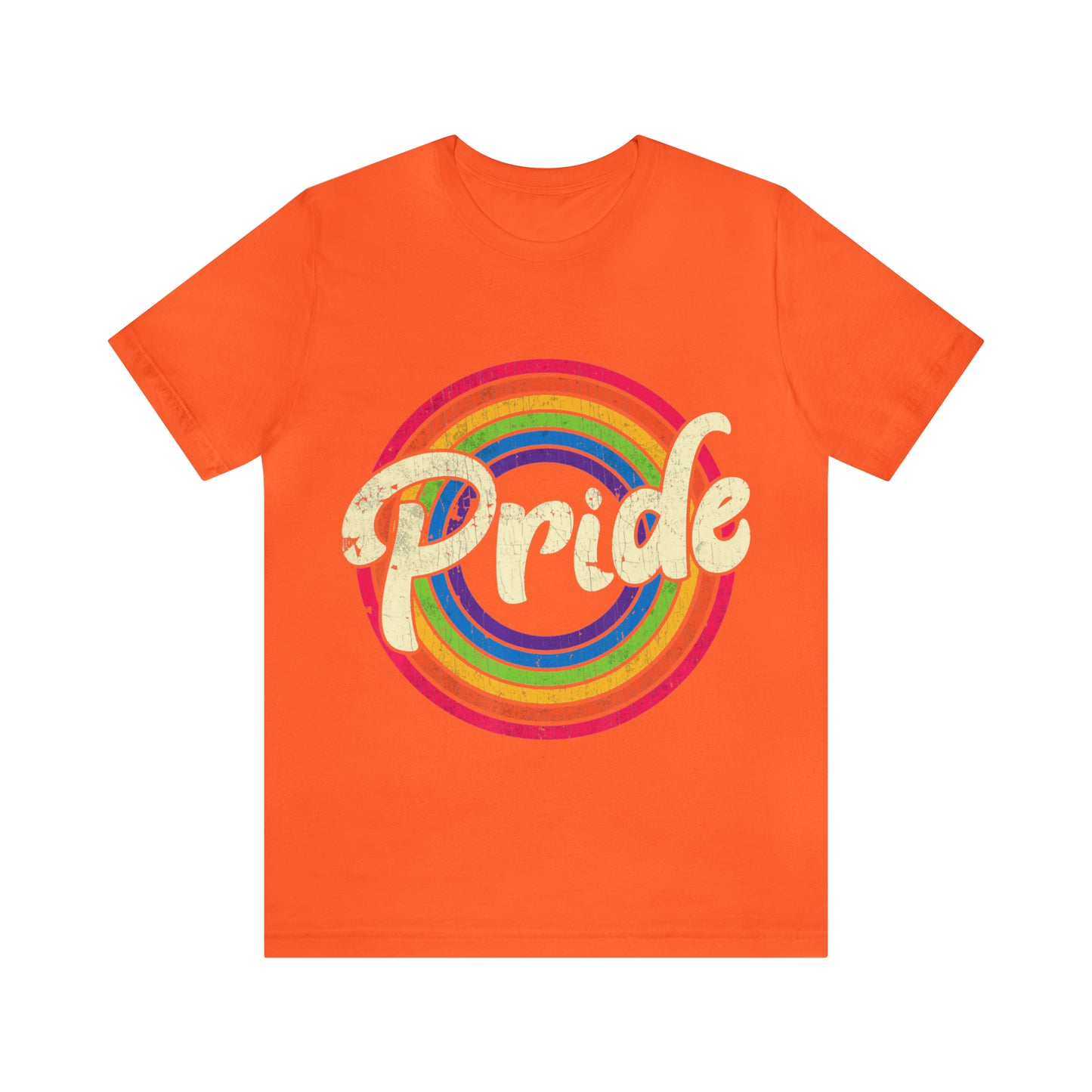 Pride with Circle Rainbow - Unisex T-Shirt