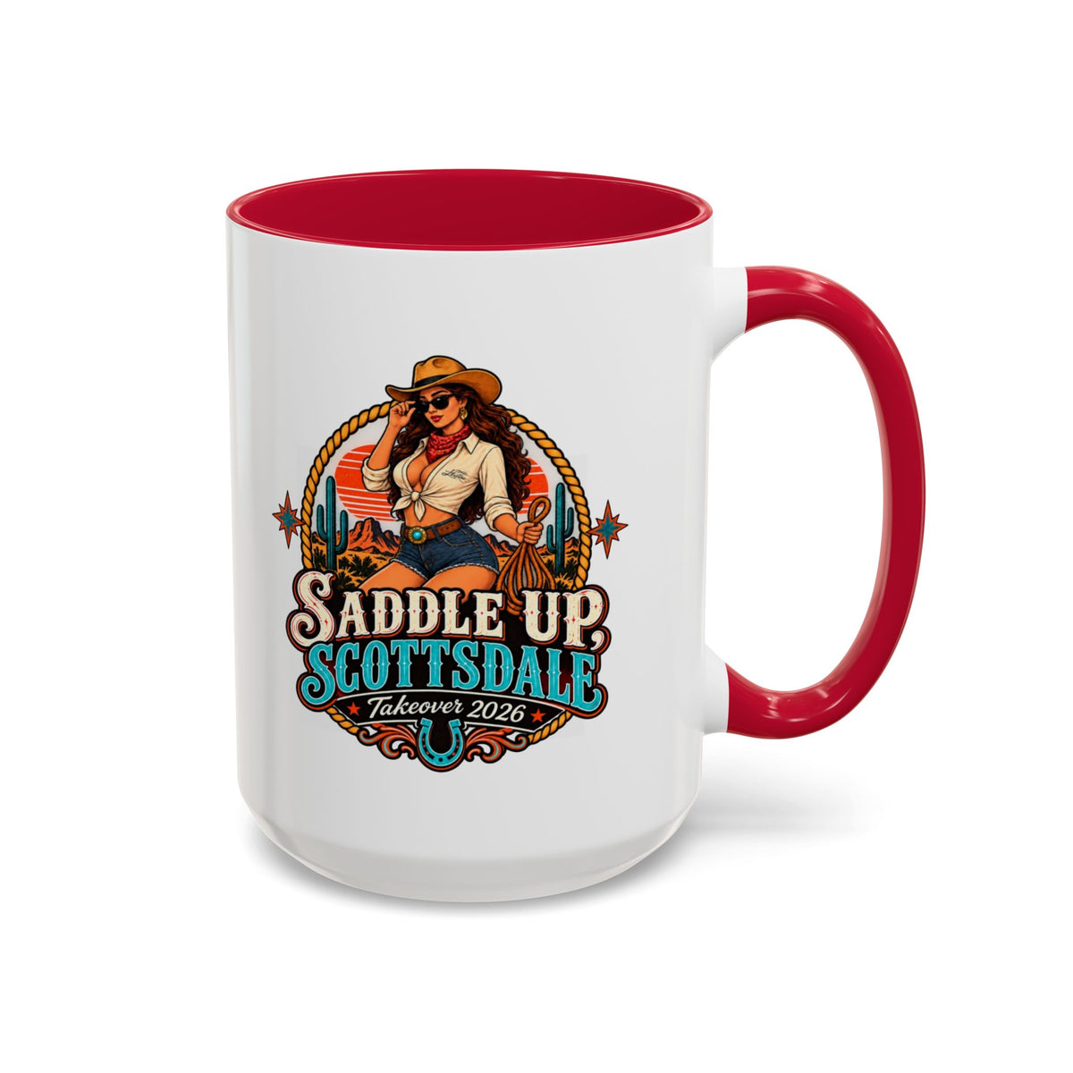 Saddle Up Scottsdale - Colorful Ceramic Mug