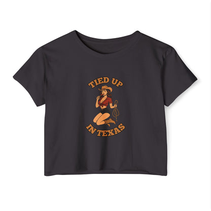 Tied Up in Texas - Women's Festival Crop Top