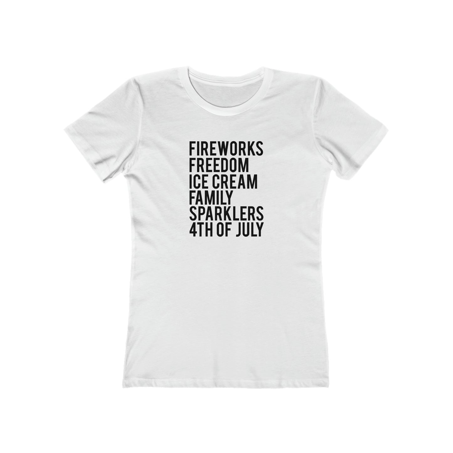 Fireworks Freedom Ice Cream Family Sparklers 4th of July - Women's T-shirt