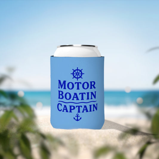 Motor Boatin Captain - Can Koozie