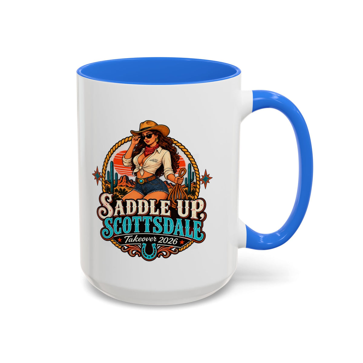 Saddle Up Scottsdale - Colorful Ceramic Mug