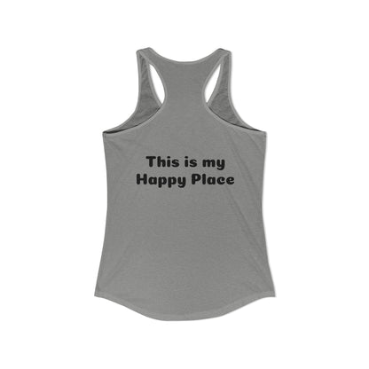 Motley Crew, Claudia S 2: Happy Place - Women's Ideal Racerback Tank