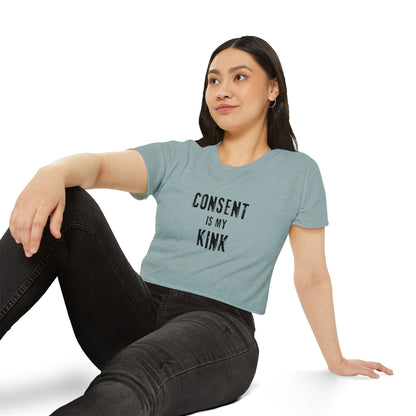 Consent is my Kink - Women's Festival Crop Top