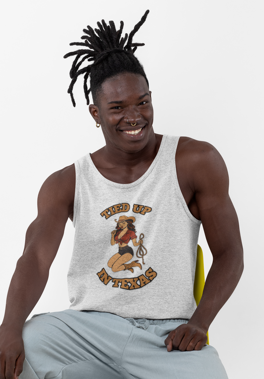Tied Up in Texas - Unisex Jersey Tank