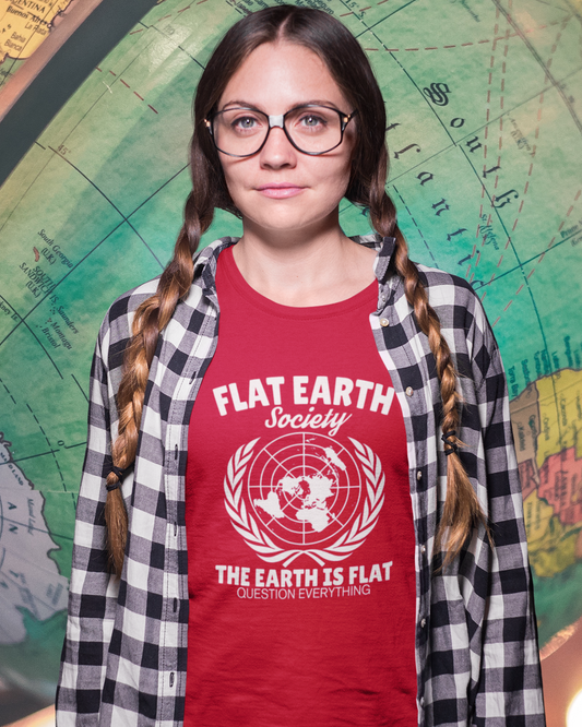 Flat Earth Society - Women's T-shirt