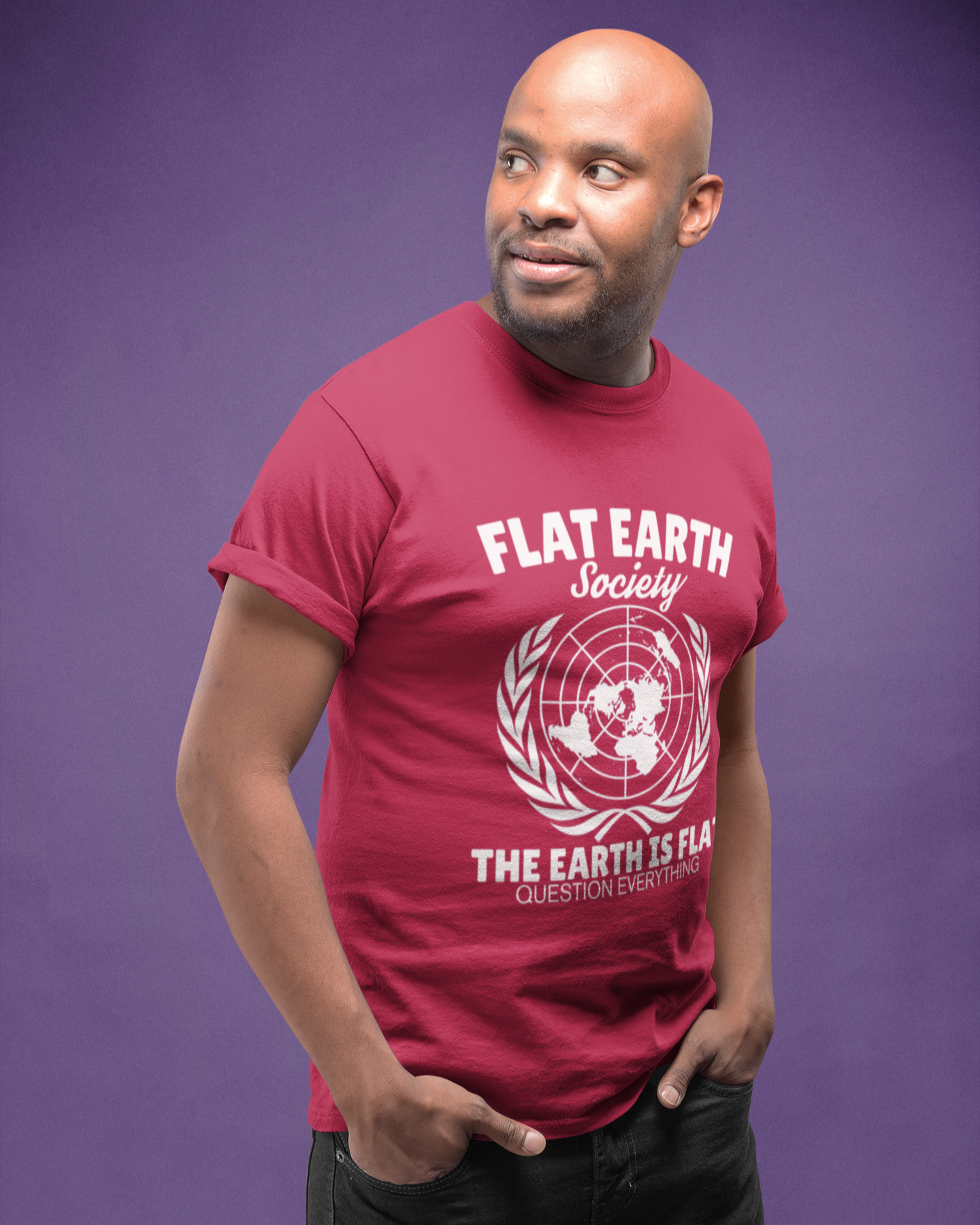Flat Earth Society - Unisex T-Shirt
