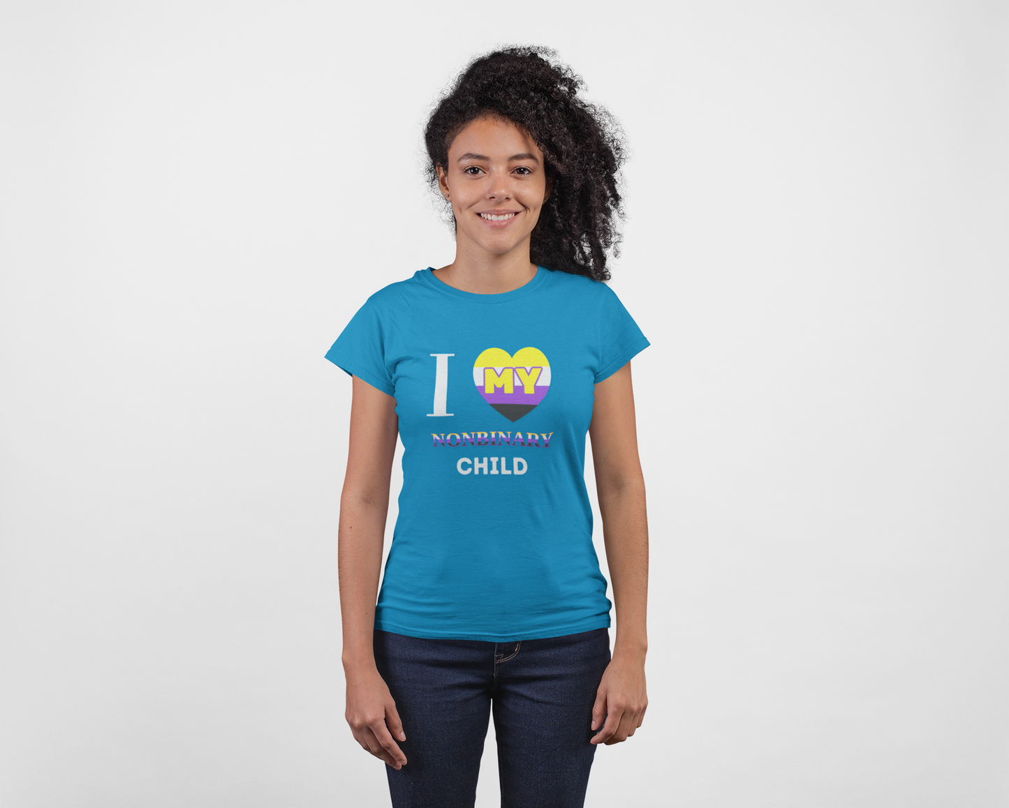 I Heart my NonBinary Child - Women's T-shirt