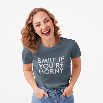 Smile If You're Horny - Women's T-shirt