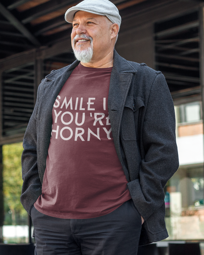 Smile If You're Horny - Unisex T-Shirt