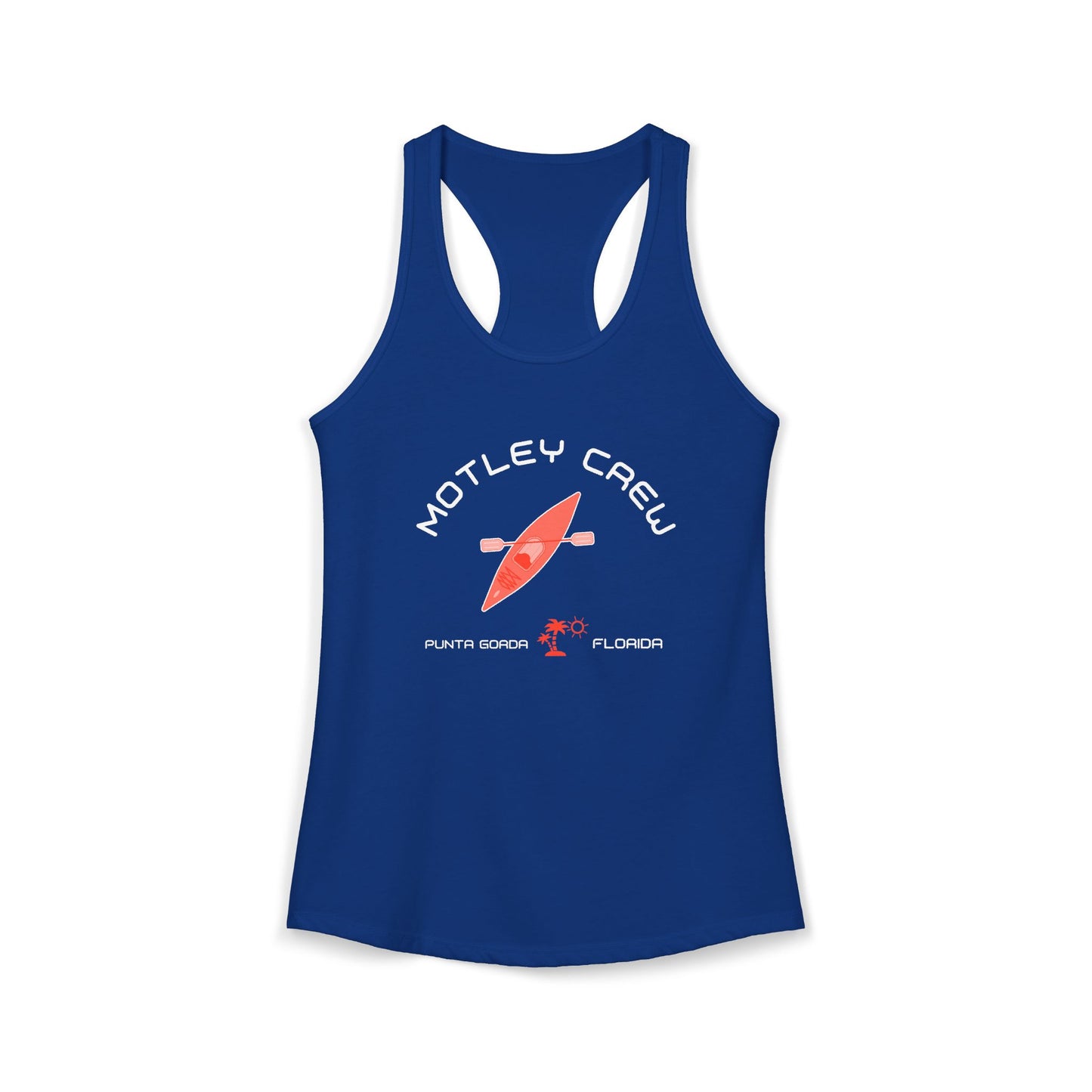 Motley Crew, Claudia S - Women's Ideal Racerback Tank
