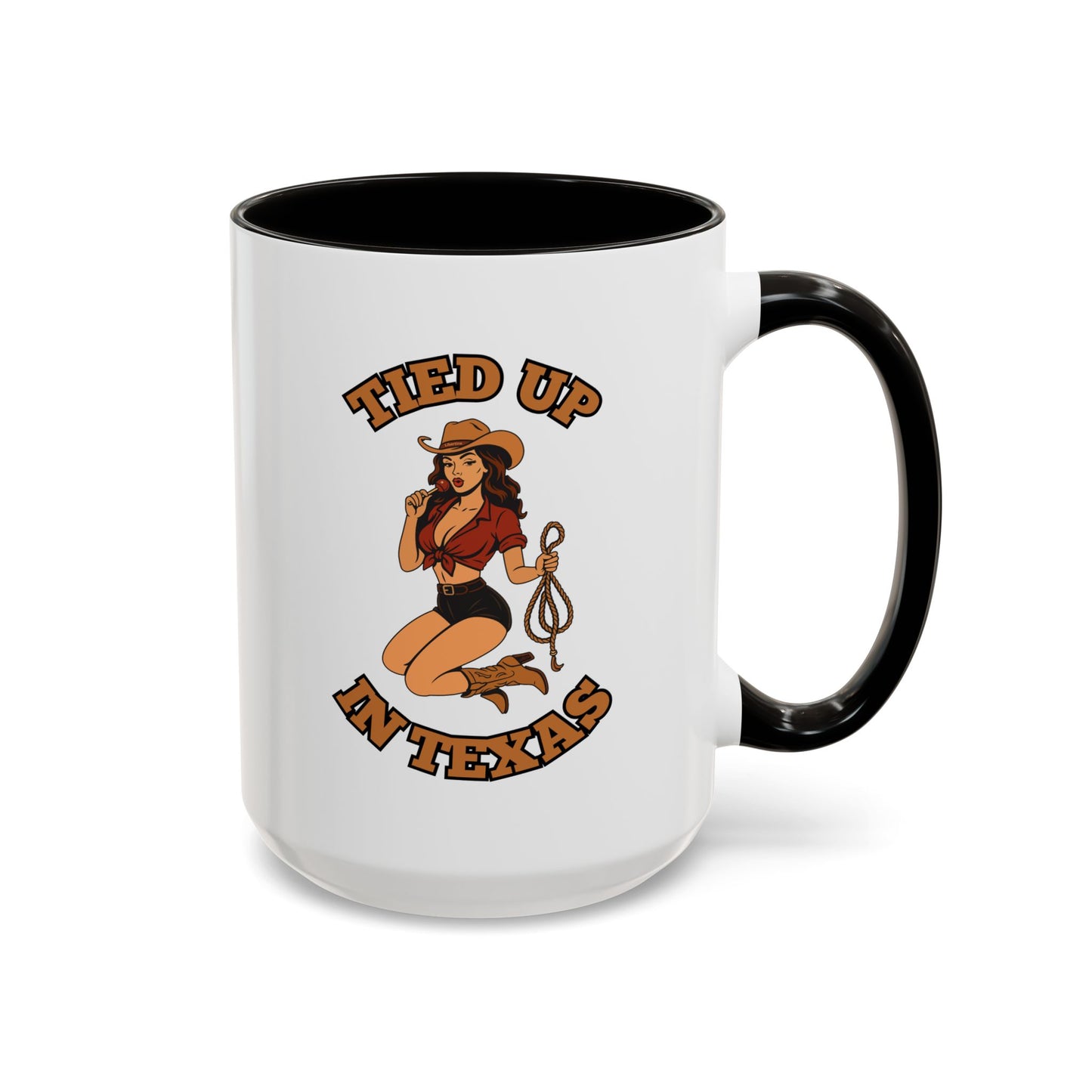 Tied up in Texas - Colorful Ceramic Mug