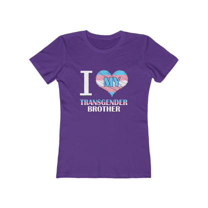 I Heart My Transgender Brother - Women's T-shirt