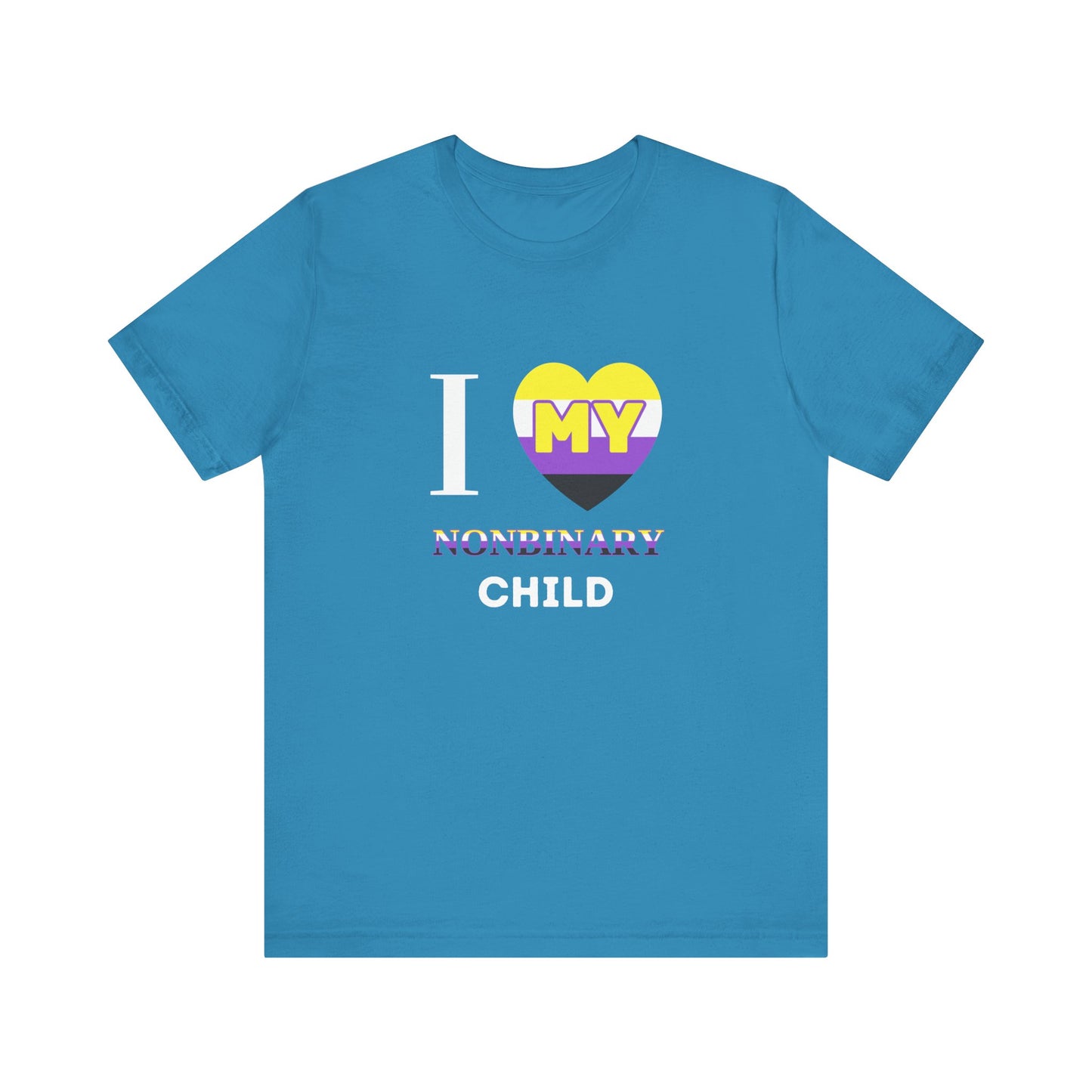 I Heart my Nonbinary Child - Unisex T-Shirt