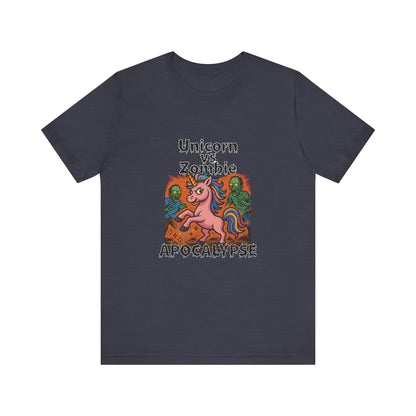 Unicorn vs Zombie Apocalypse - Unisex T-Shirt