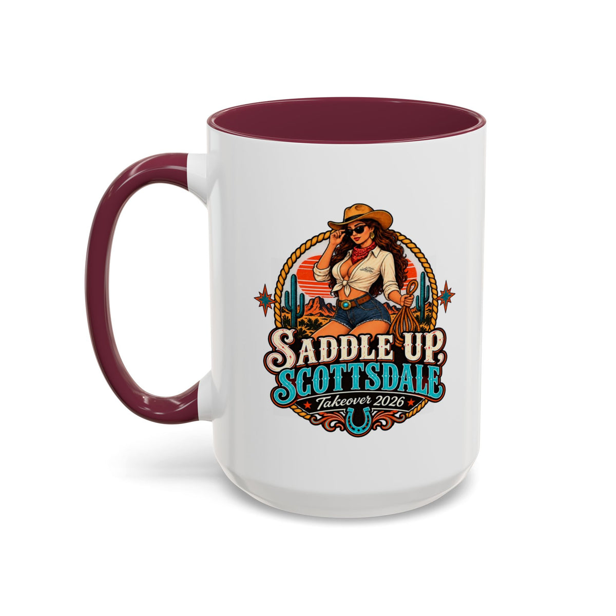 Saddle Up Scottsdale - Colorful Ceramic Mug