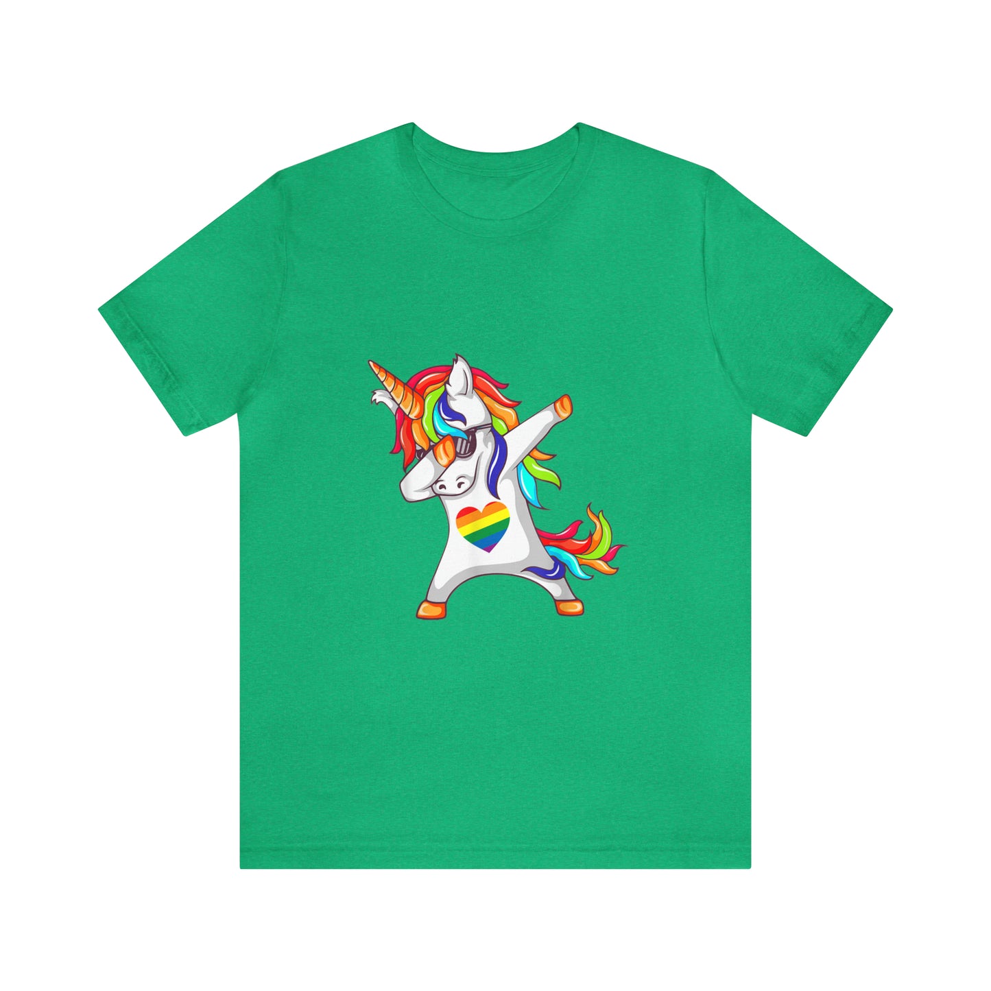 Queer Unicorn Dabbing - Unisex T-Shirt