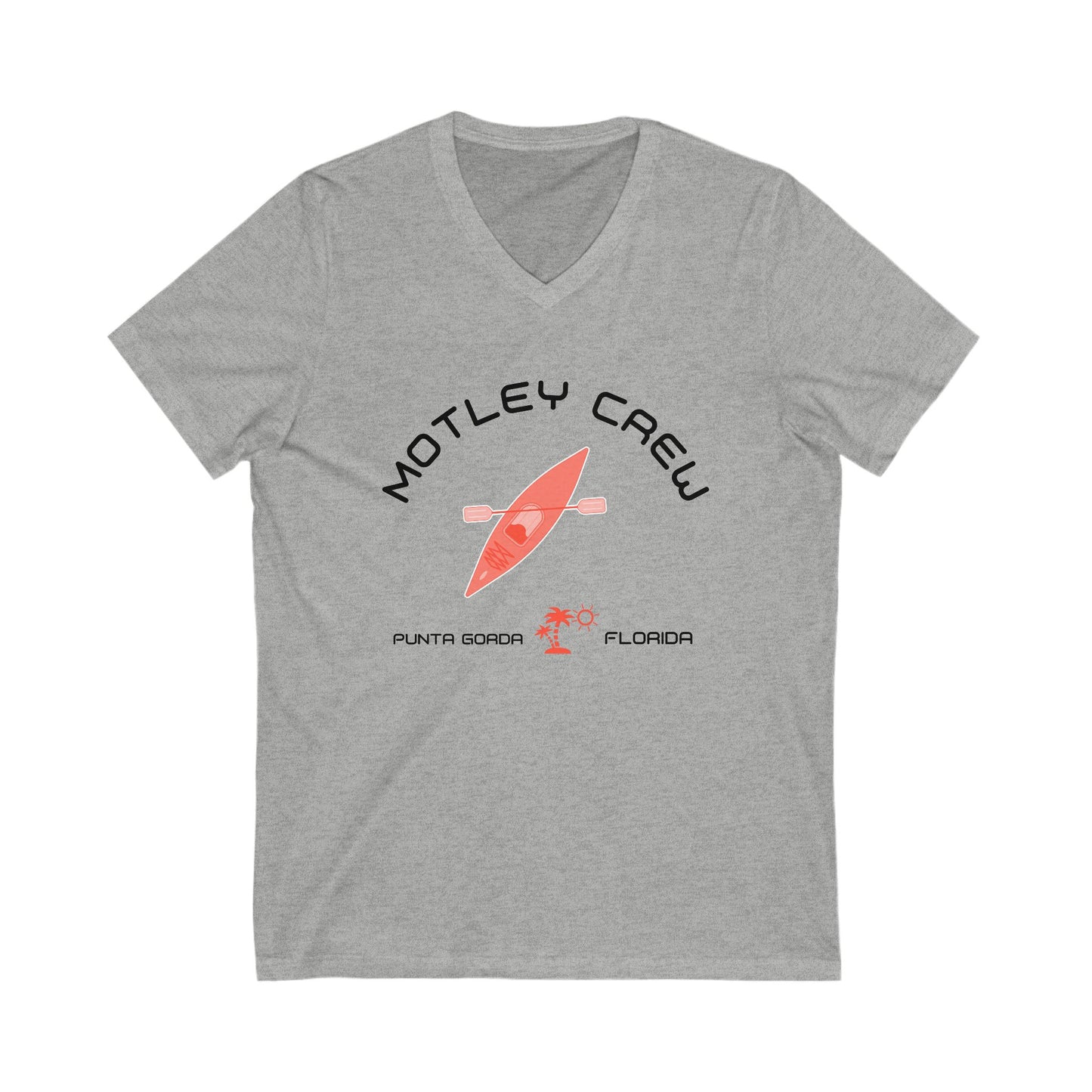 Motley Crew - Unisex Jersey V-Neck T-Shirt