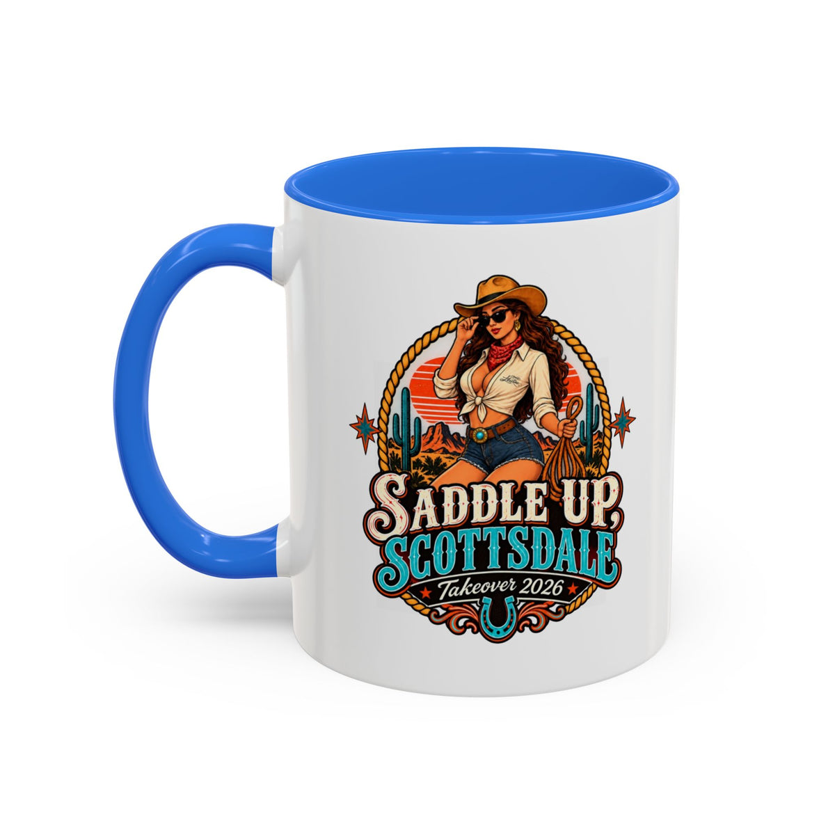 Saddle Up Scottsdale - Colorful Ceramic Mug