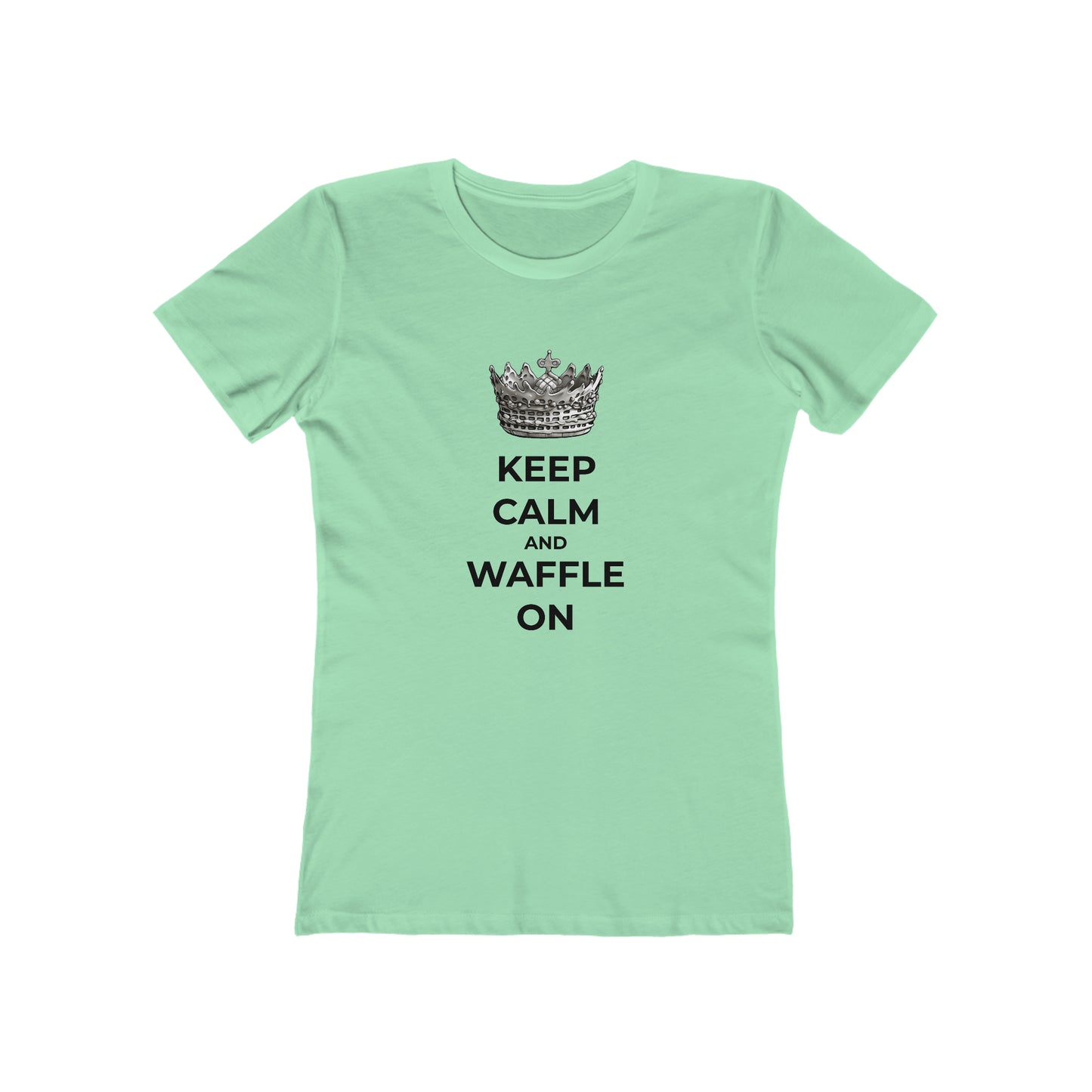 Keep Calm and Waffle On - Women's T-shirt