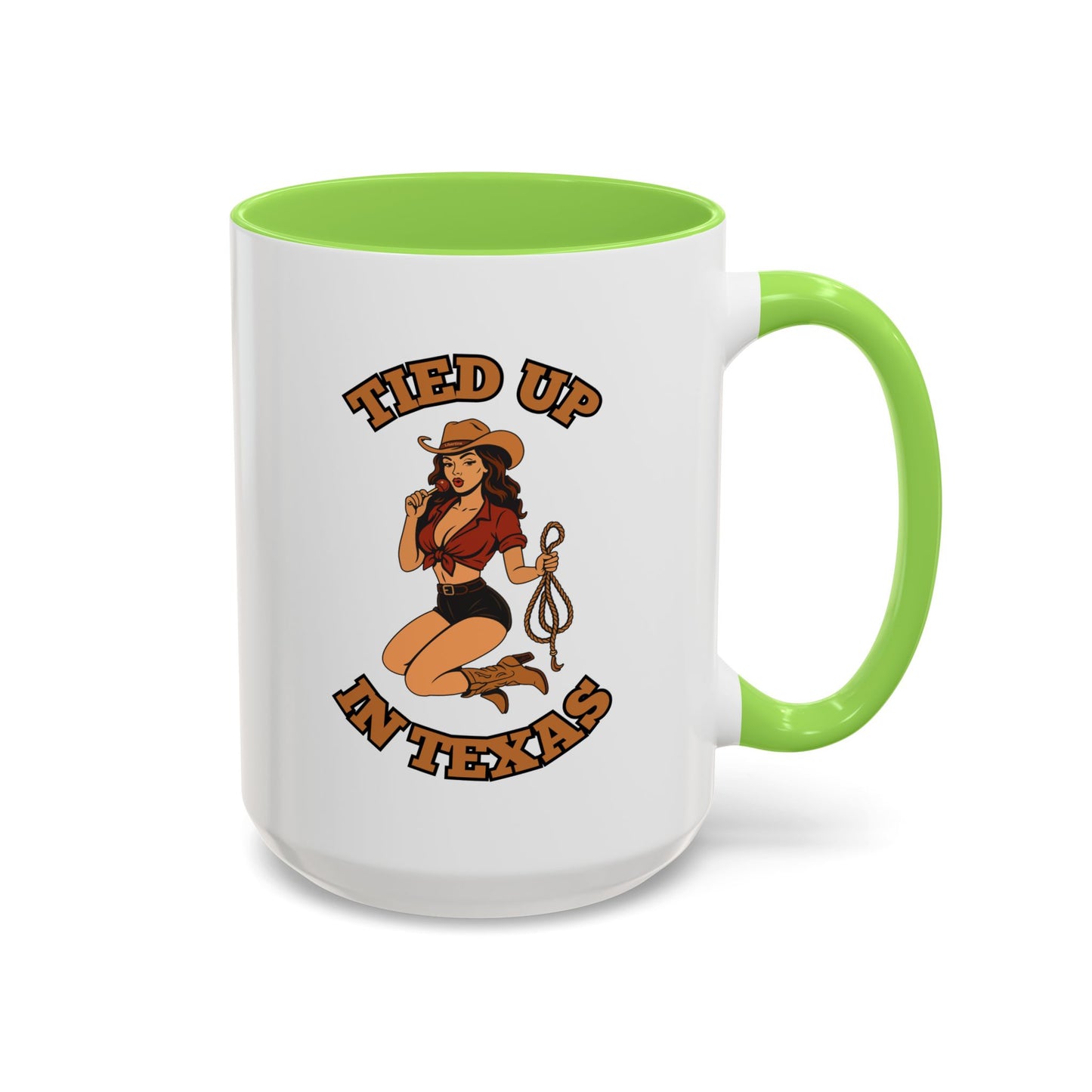 Tied up in Texas - Colorful Ceramic Mug