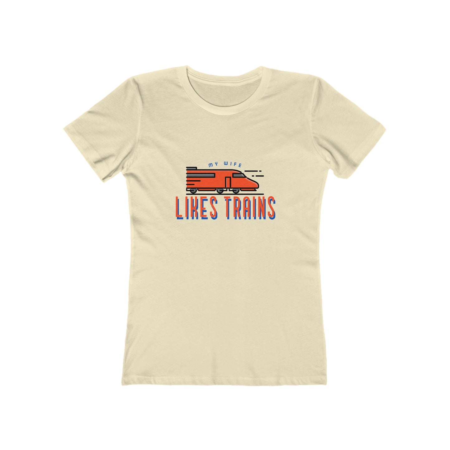 My Wife Likes Trains - Women's T-shirt