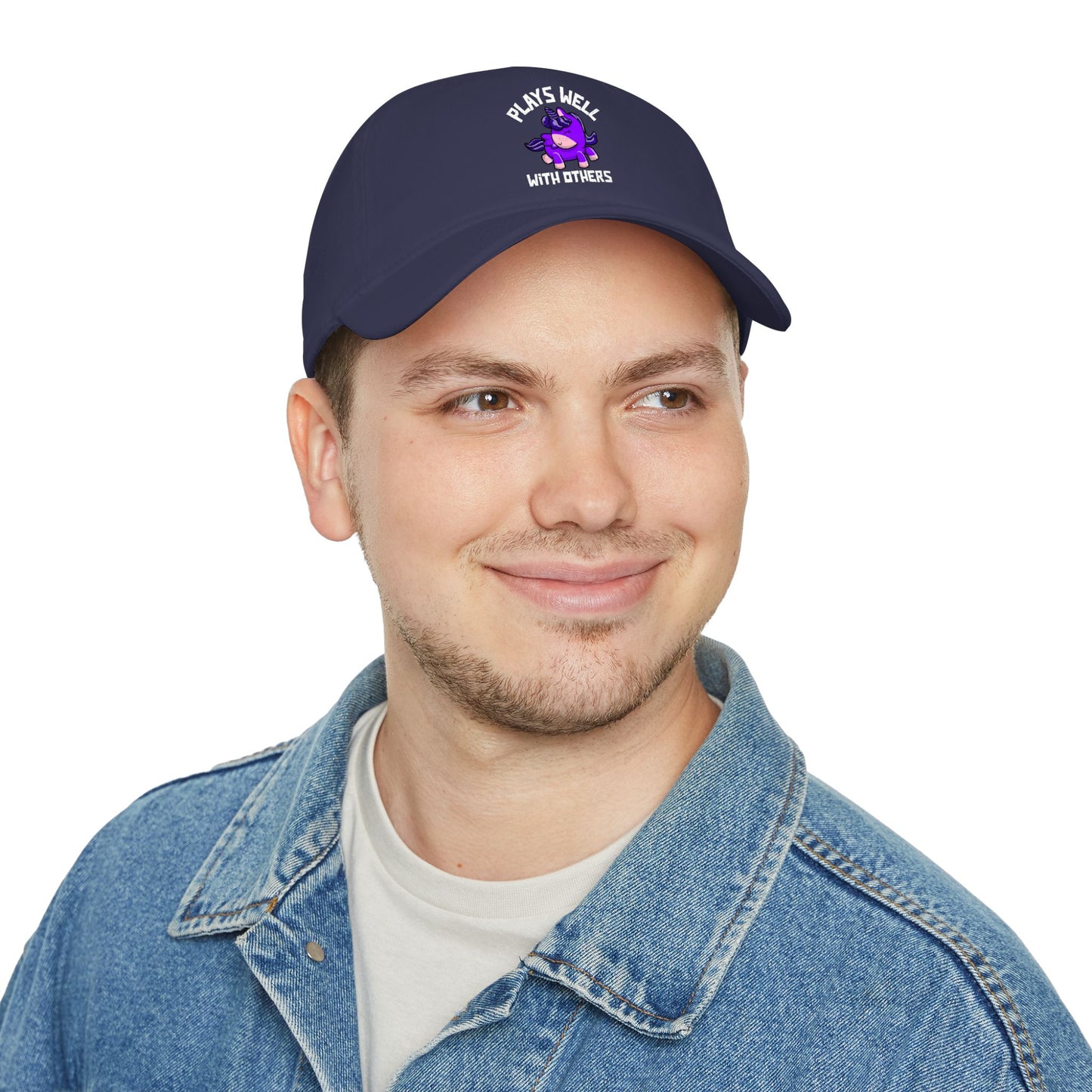 Plays Well With Others (Unicorn) - Baseball Cap