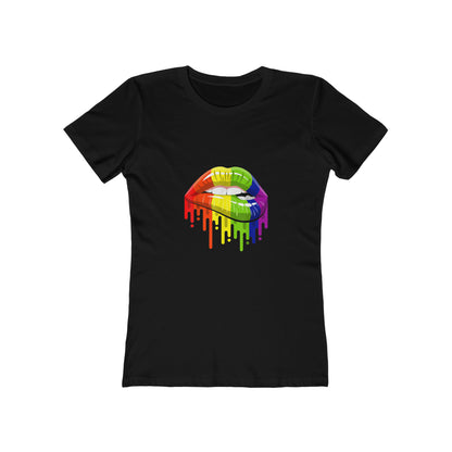 Rainbow Pride Lips - Women's T-shirt
