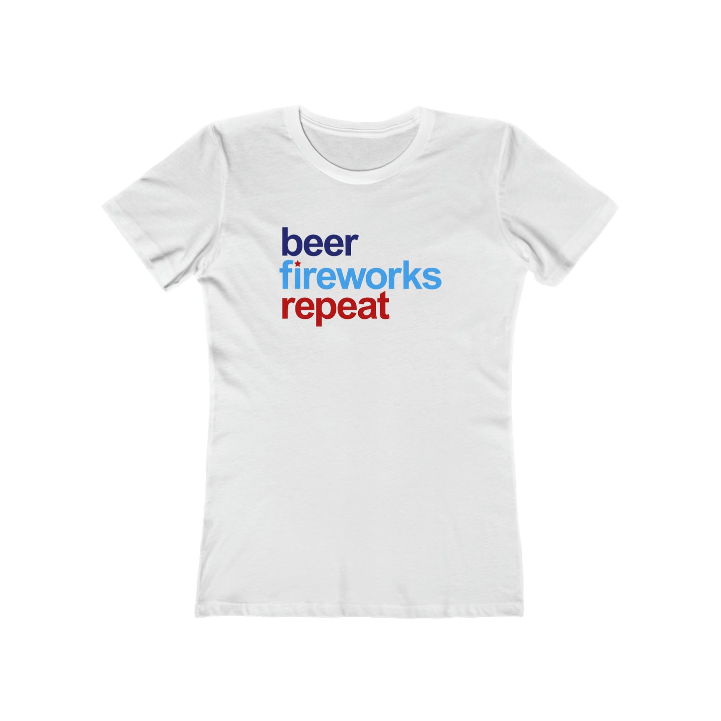 Beer Fireworks Repeat - Women's T-shirt