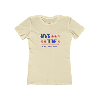 Hawk Tuah & Spit On That Thang (Blue & Red) - Women's T-shirt