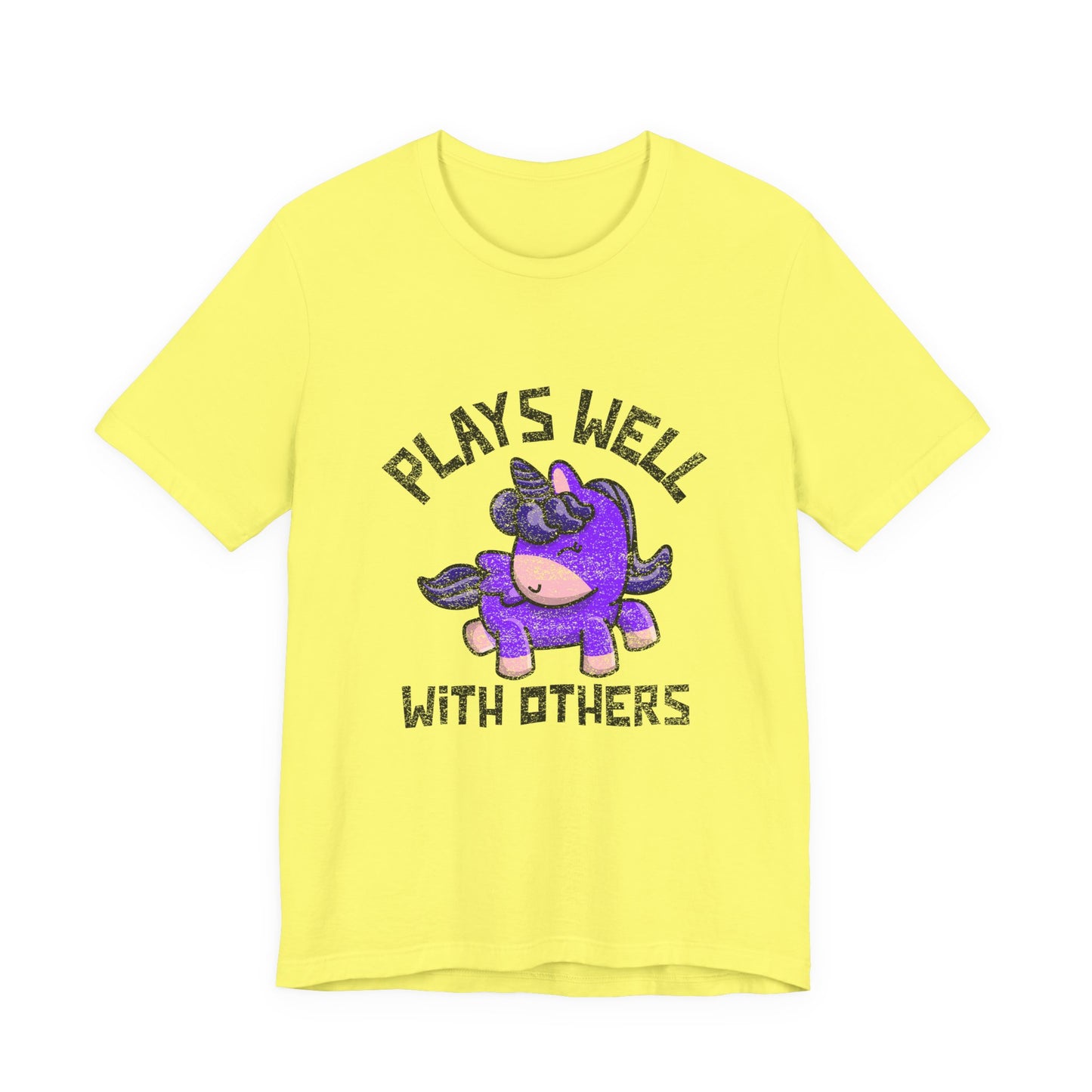 Plays Well With Others (Unicorn) - Unisex T-Shirt