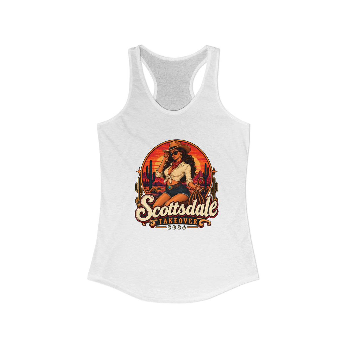Scottsdale Takeover 2026 - Women's Ideal Racerback Tank