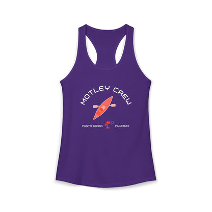 Motley Crew, Claudia S - Women's Ideal Racerback Tank