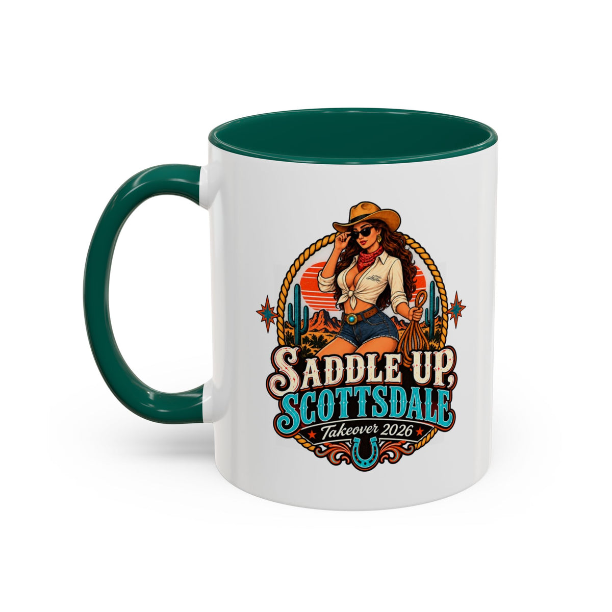 Saddle Up Scottsdale - Colorful Ceramic Mug