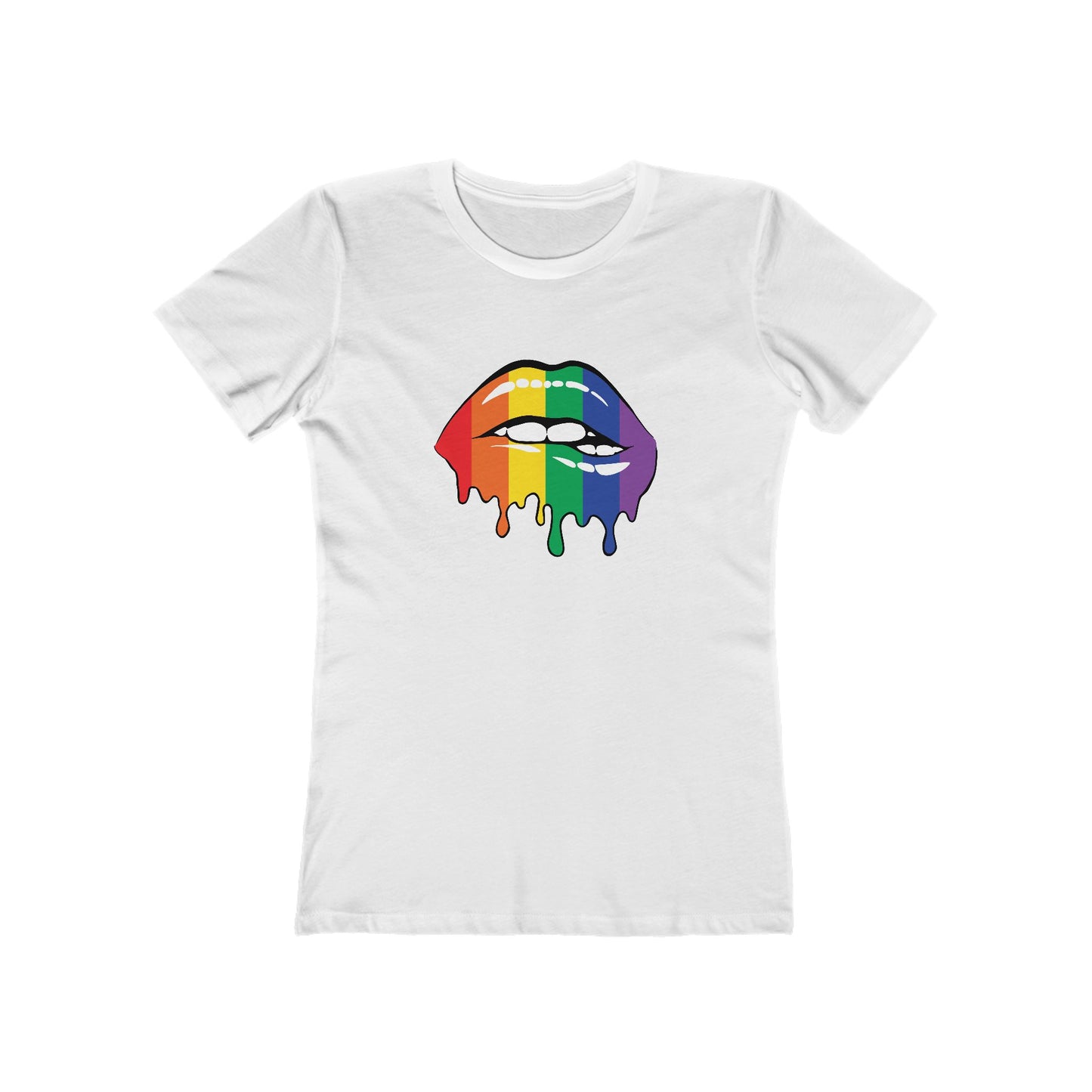 Biting Lips Rainbow Pride - Women's T-shirt