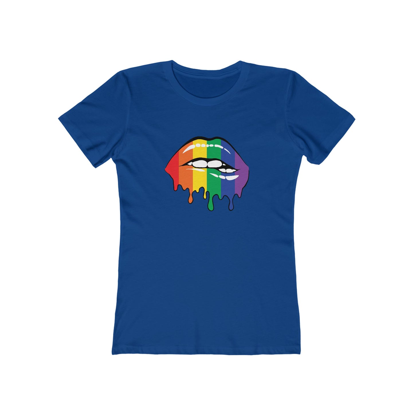 Biting Lips Rainbow Pride - Women's T-shirt