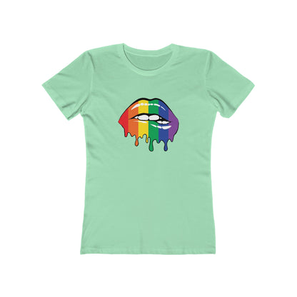 Biting Lips Rainbow Pride - Women's T-shirt